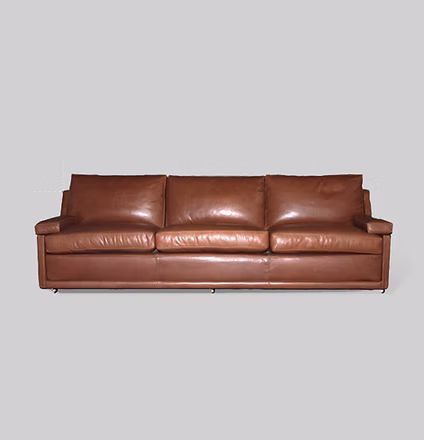 Custom Made to Order Leather Sofa  C.O.L./C.O.M. Available, Castors Optional