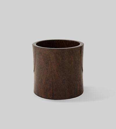 Large Zitan Huanghuali Hardwood Brush Pot Bitong