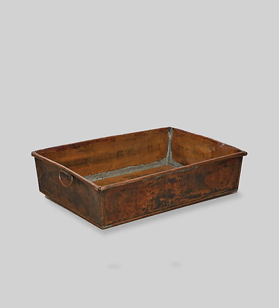 French Copper Bin | Tray | Box
