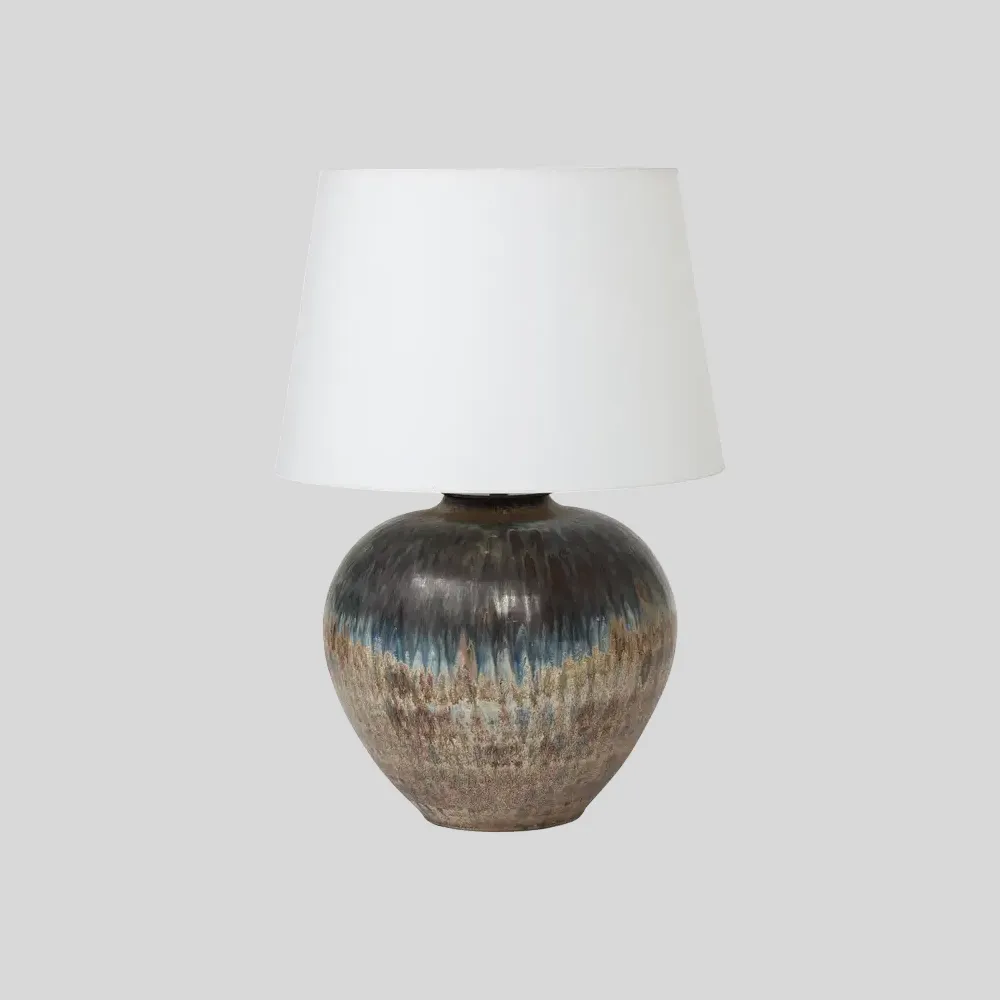 Arthur Anderson Ceramic Table Lamp, Sweden, 1950's, signed