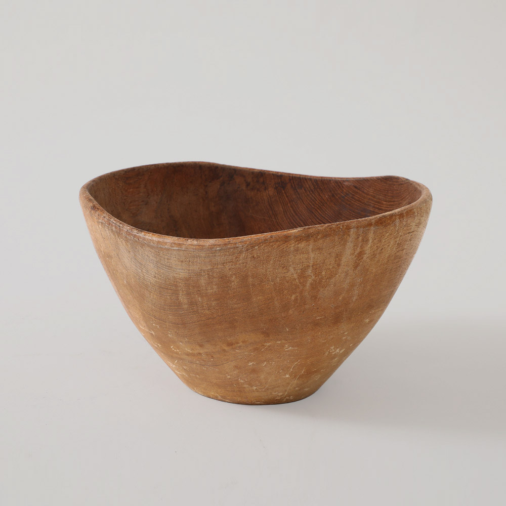 Hand Carved Elm Bowl