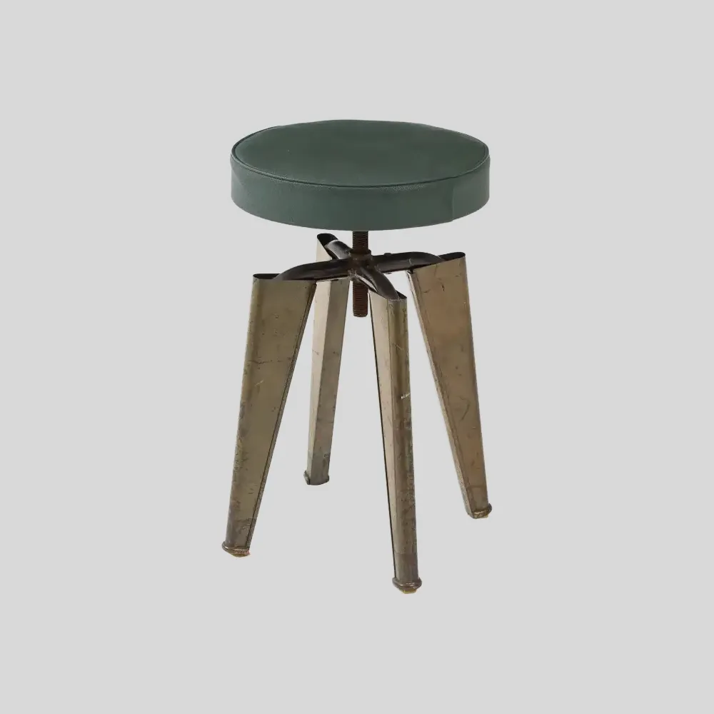 Maison Dominique 'Clemenceau' Stool France, c. 1957