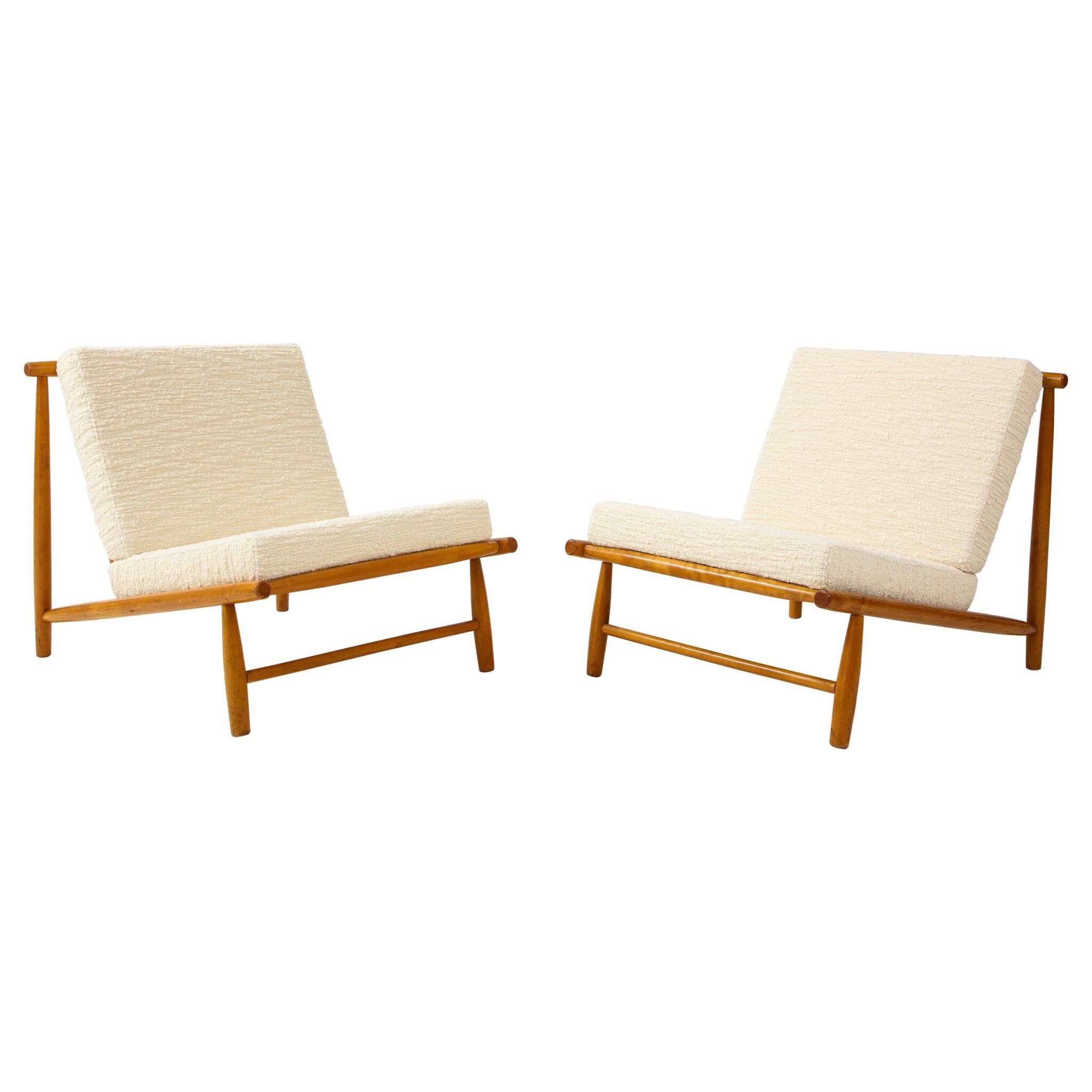Pair of Alf Svensson 'Interiors' Model Lounge Chairs, Sweden, c. 1960