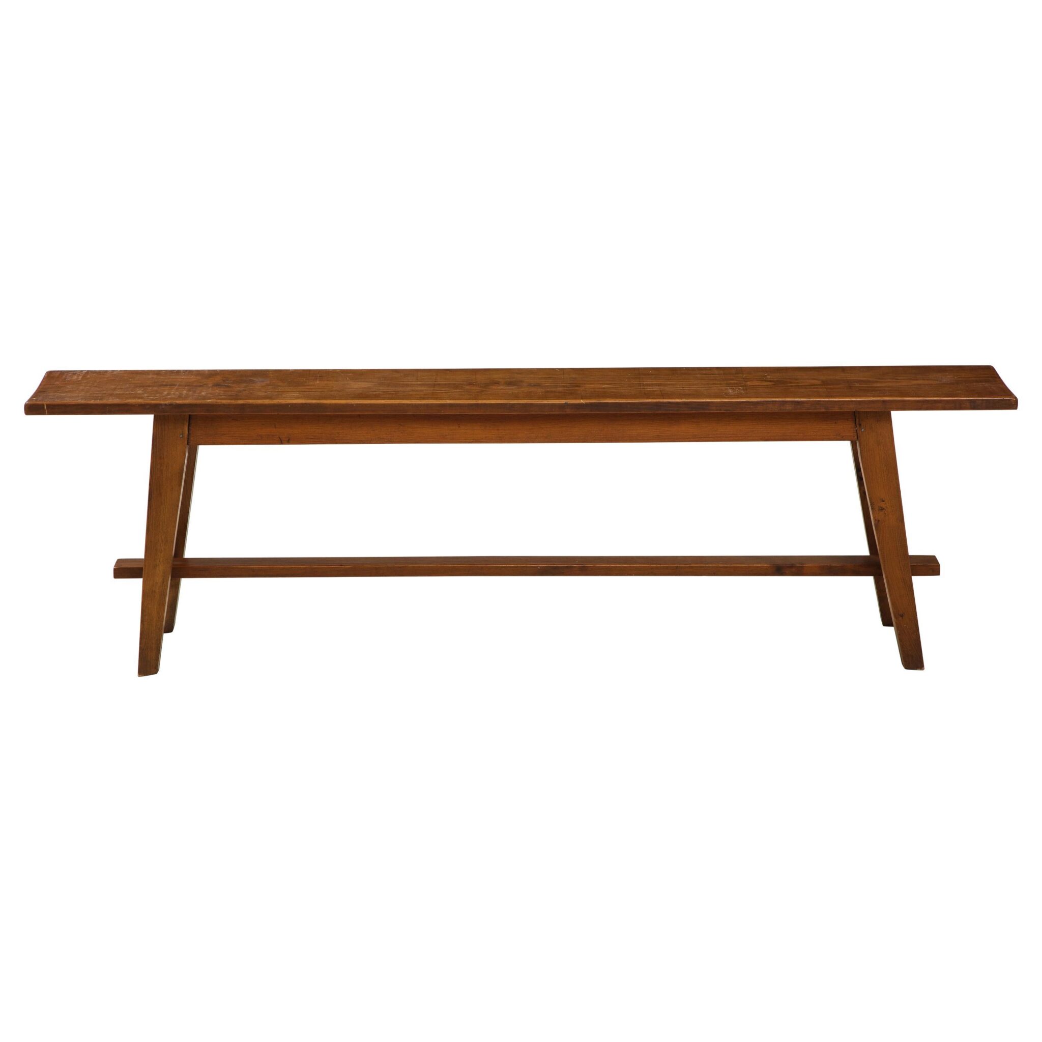 Réne Gabriel Oak Bench, France, c. 1948