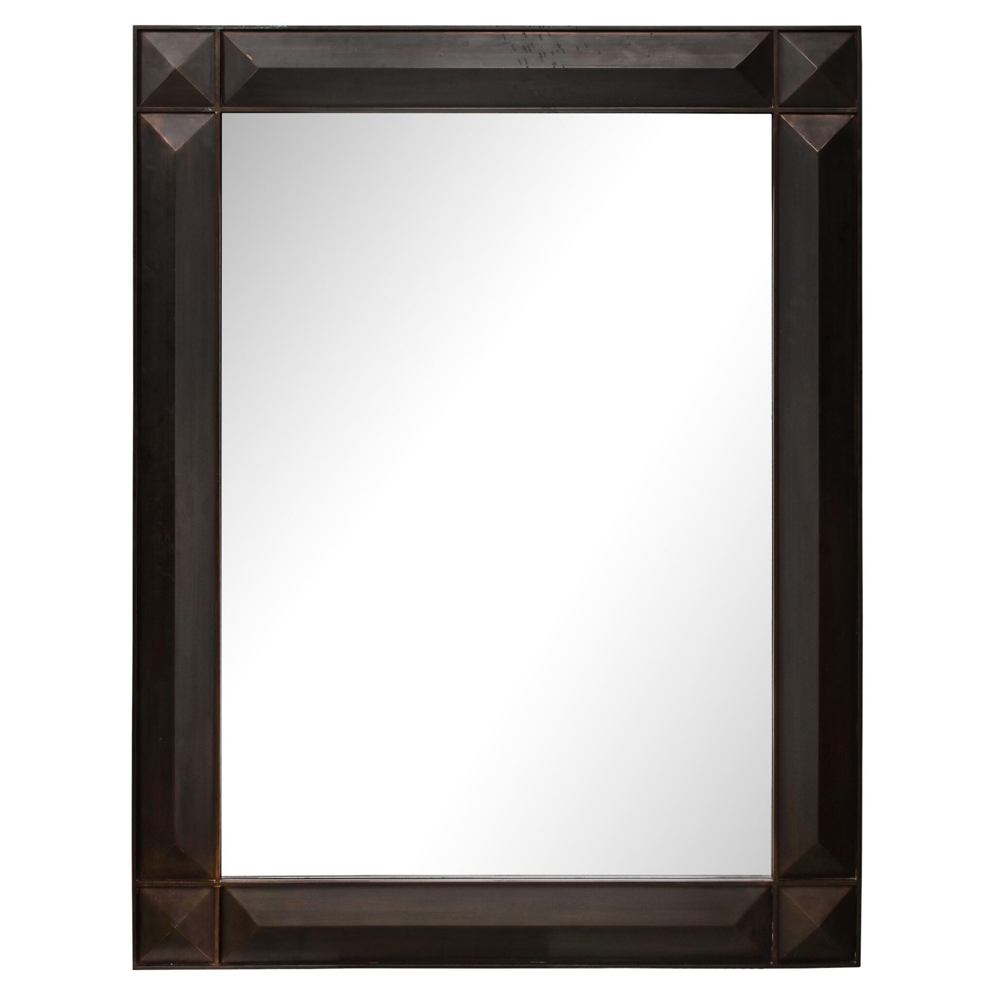Large French Bronze Mirror, 1990