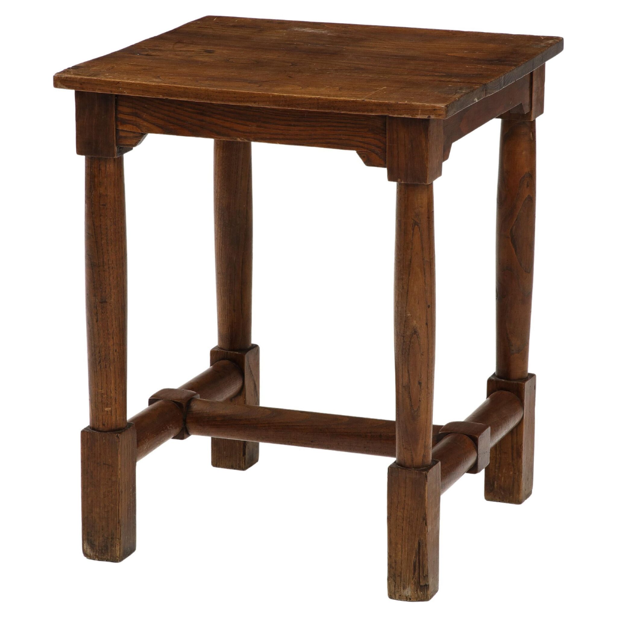 Jaques Adnet Style Period Oak Table, France, C. 1940