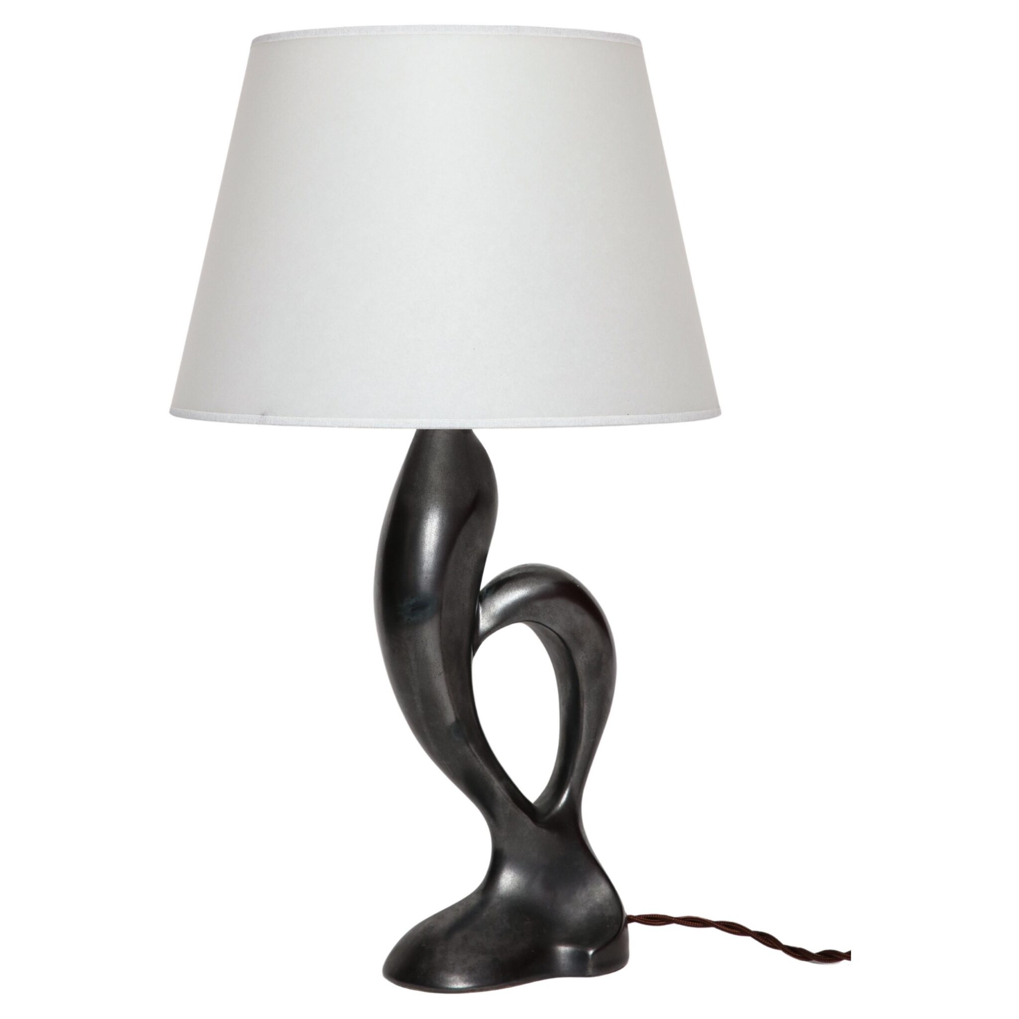 Zoomorphic French C.A.B. Lamp forming a Rooster, France, 1930-45, signed, numb.