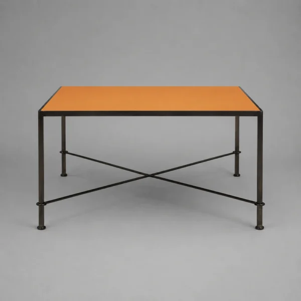 ‘Mies’ Leather Clean Top Table