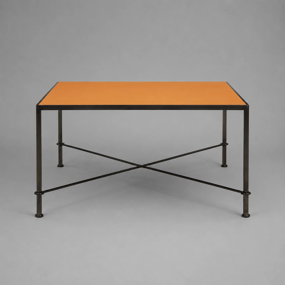 ‘Mies’ Leather Clean Top Table