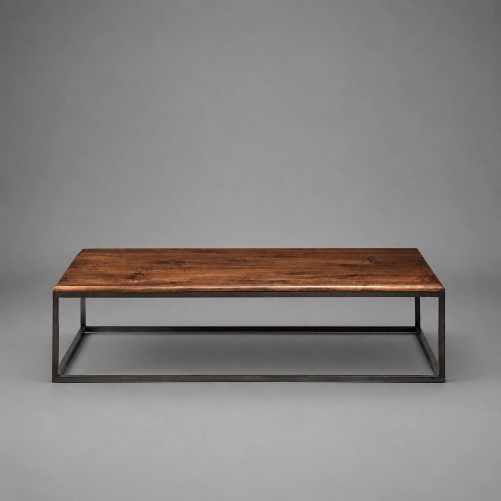 18th C. Italian Walnut Top Coffee Table