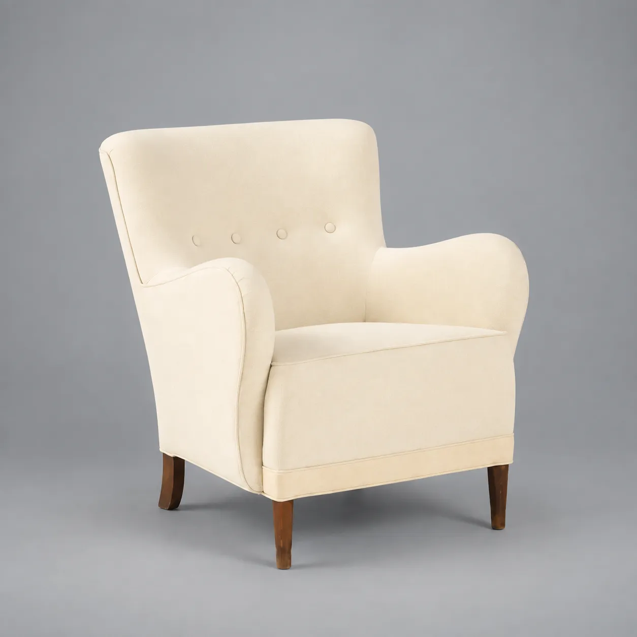 Danish Cabinetmaker Lounge Chair, Denmark, 1940's