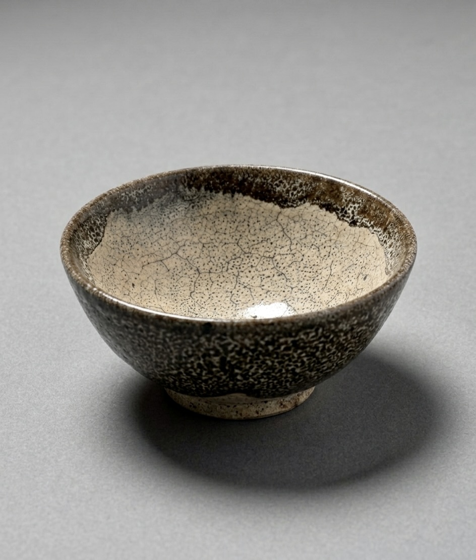 Jean-Luc Pirot Eggshell Glaze Bowl, France, c. 1980