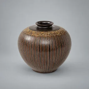 Large Arthur Andersson Floor Vase, Wallåkra, Sweden, c. 1950's, signed